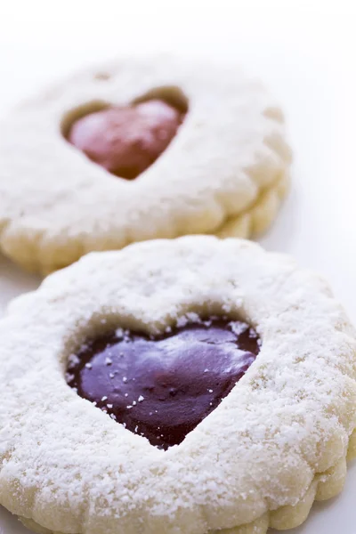 Linzer torte soubory cookie — Stock fotografie