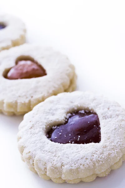Linzer Torte 쿠키 — 스톡 사진