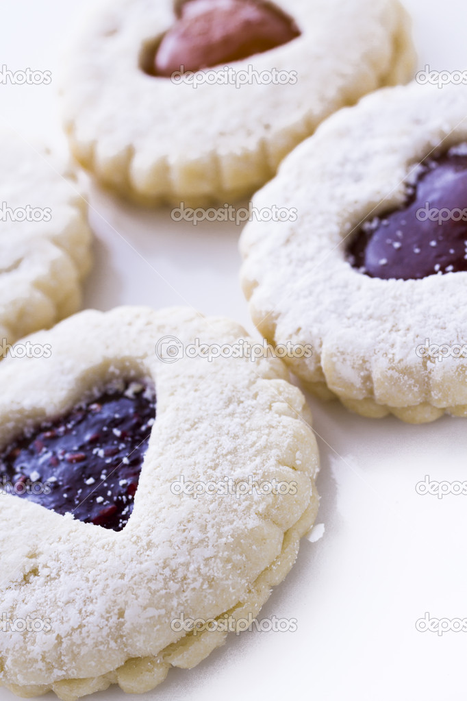 linzer torte cookies | 图库照片 08 arina habich #17328027