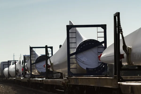 Wind turbine blades — Stockfoto