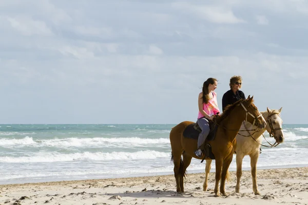 Horeseback ridning — Stockfoto