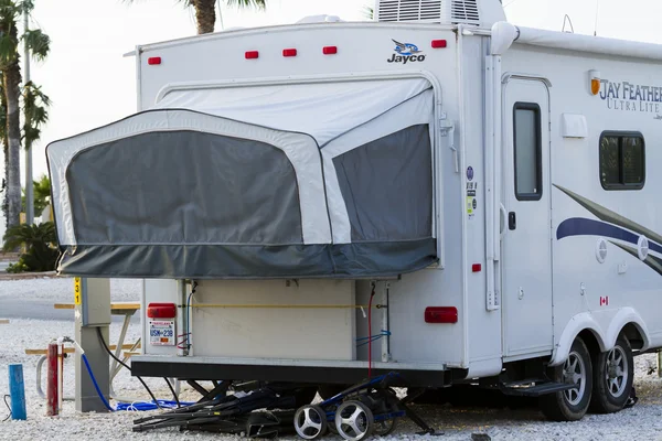 RV camping — Stockfoto