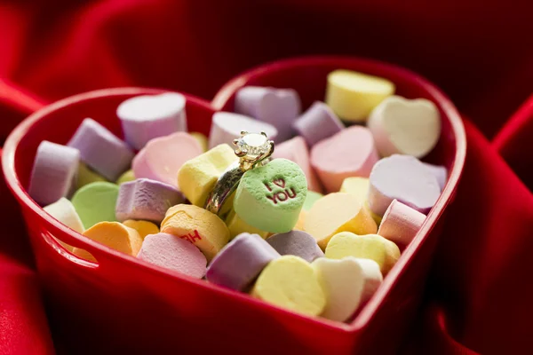 Canversation Heart candies — Stock Photo, Image