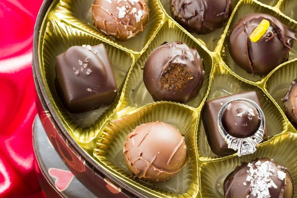 Chocolade truffels — Stockfoto