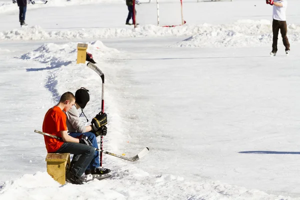Patinaje sobre hielo — Foto de Stock