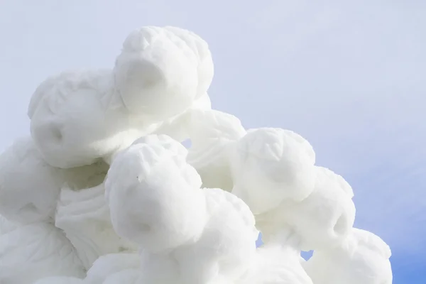 Сніг скульптура — стокове фото