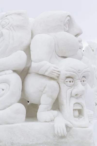 Escultura de neve — Fotografia de Stock