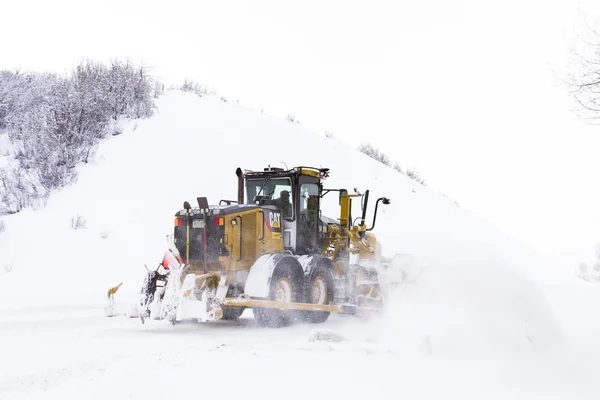 Arado de neve — Fotografia de Stock