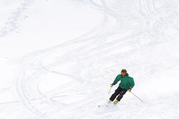 Skiën — Stockfoto