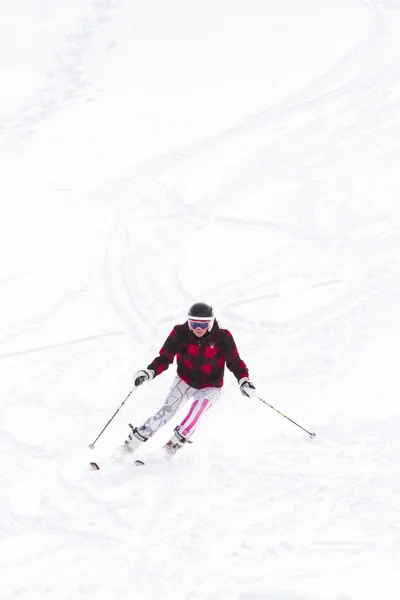 Skiën — Stockfoto