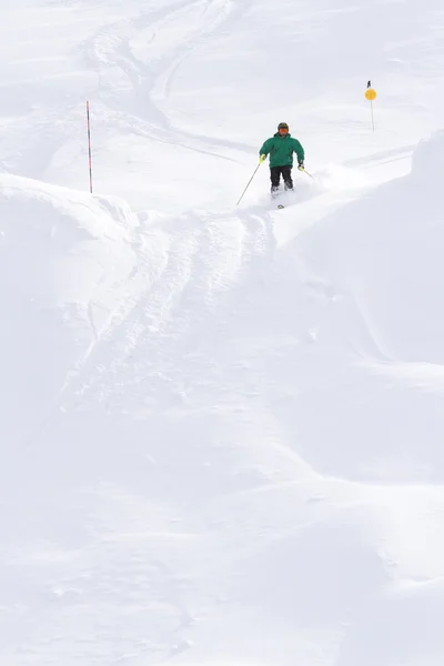 Skidåkning — Stockfoto