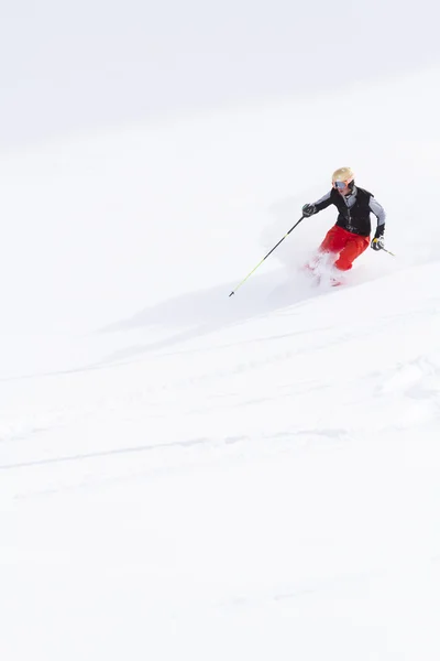 Skidåkning — Stockfoto