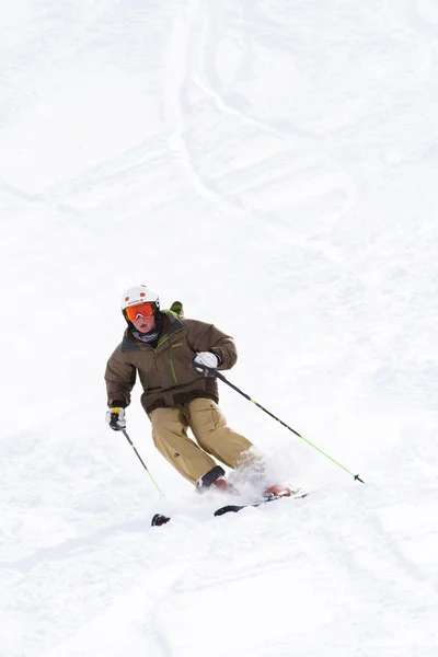 Skifahren — Stockfoto