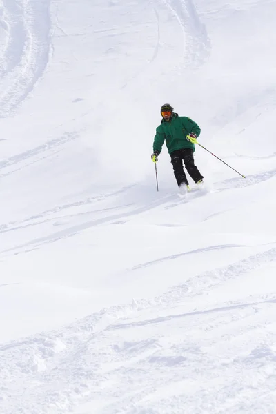 Skiën — Stockfoto