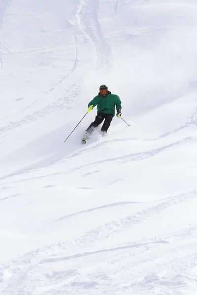 Skiën — Stockfoto