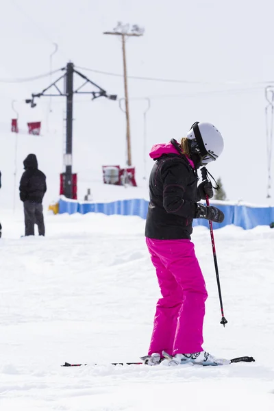 Skiën — Stockfoto