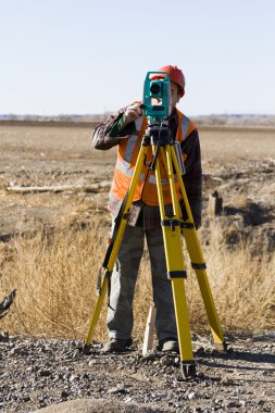 Land surveyors clipart