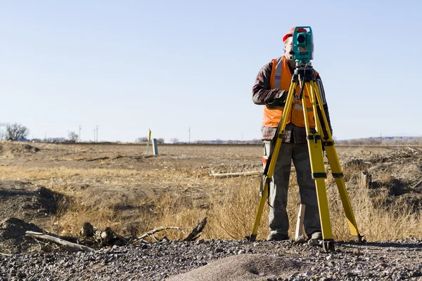 Land surveyors — Stock Photo, Image