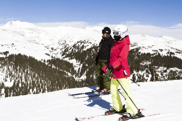 Skifahren — Stockfoto