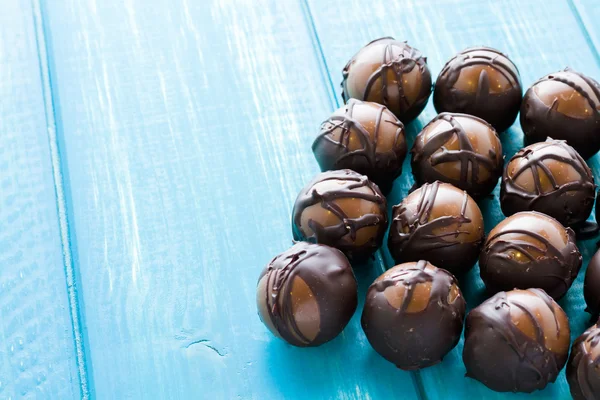 Trufas de chocolate — Foto de Stock