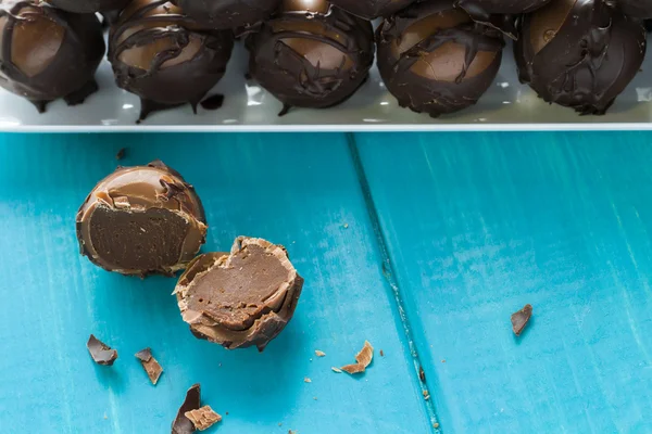 Trufas de chocolate — Foto de Stock