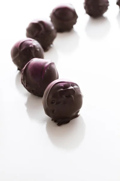 Trufas de chocolate — Fotografia de Stock