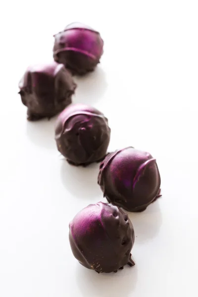 Trufas de chocolate — Fotografia de Stock