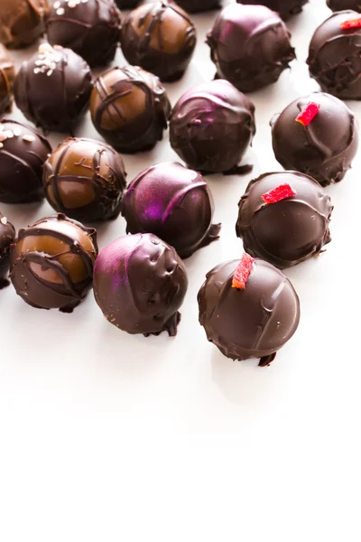 Trufas de chocolate — Foto de Stock