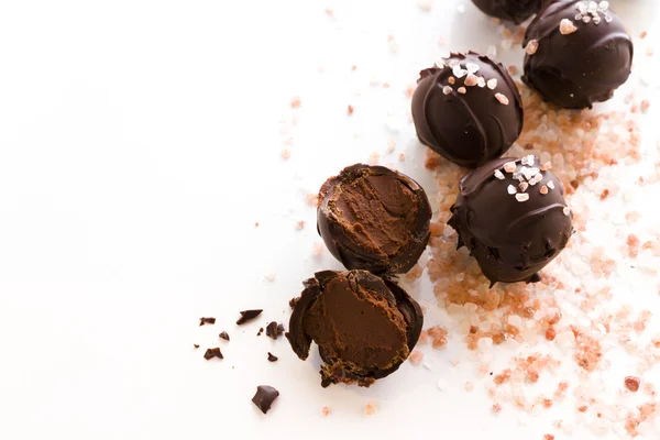 Trufas de chocolate — Foto de Stock