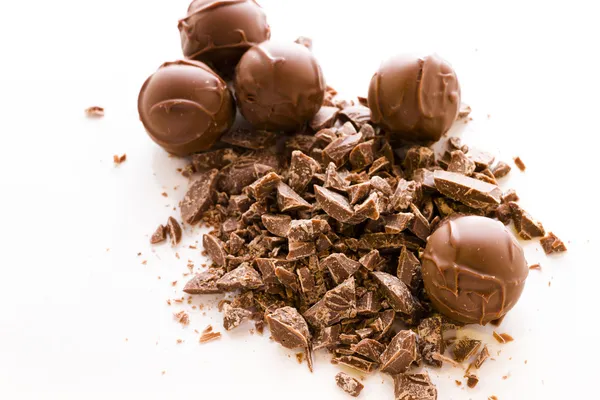 Tartufi di cioccolato — Foto Stock