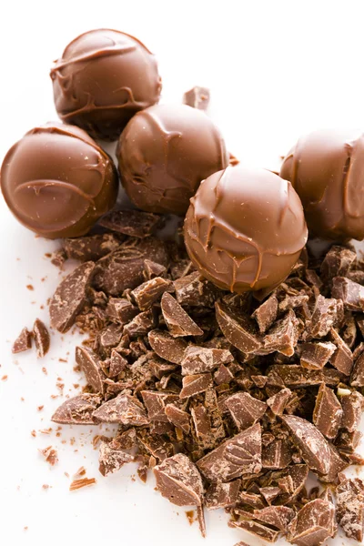 Chocolade truffels — Stockfoto