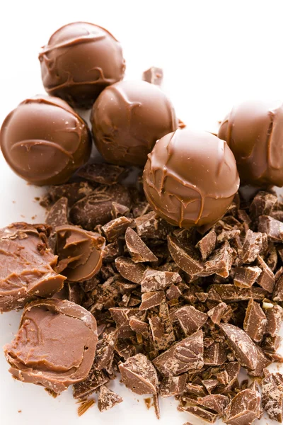 Trufas de chocolate — Foto de Stock