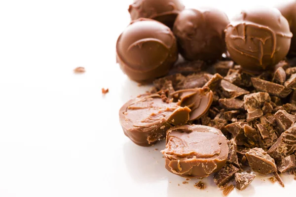 Čokoládové lanýže — Stock fotografie