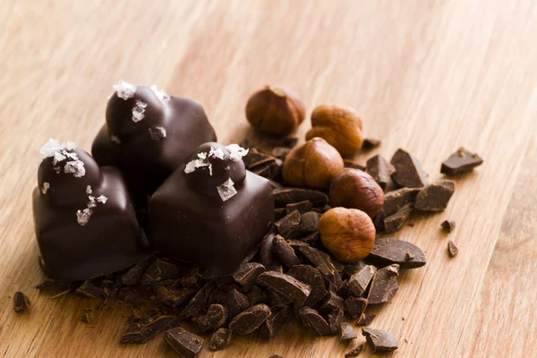 Trufas de chocolate — Foto de Stock