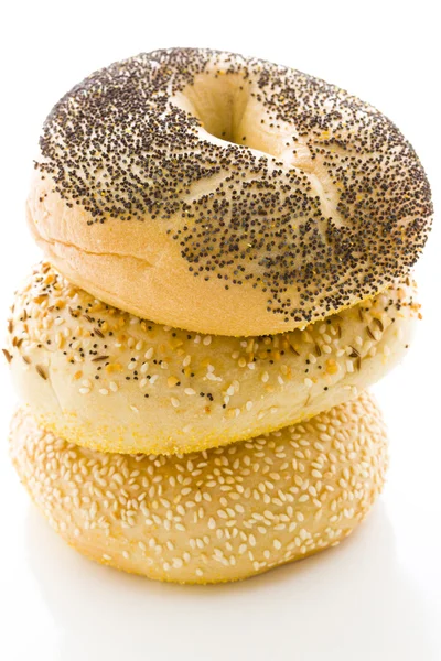 Färska bagels — Stockfoto