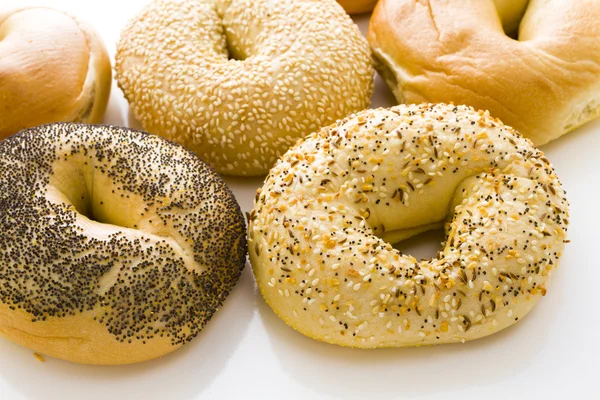 Färska bagels — Stockfoto