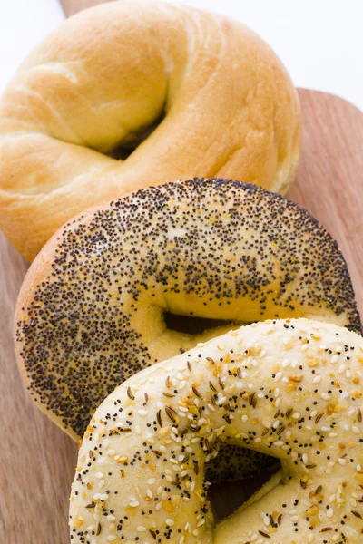 Frische Bagels — Stockfoto