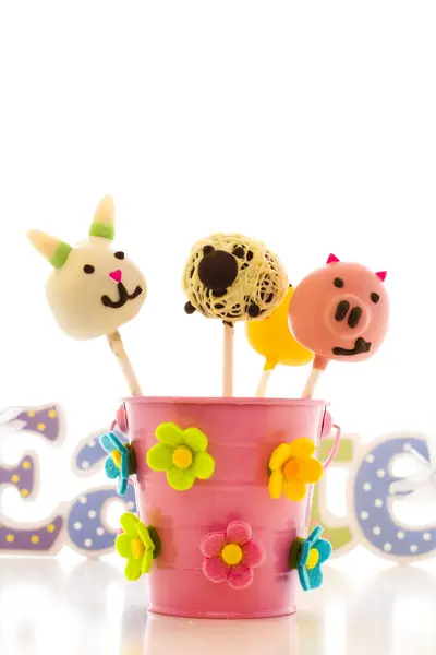 Easter cake pops — Stock Photo, Image