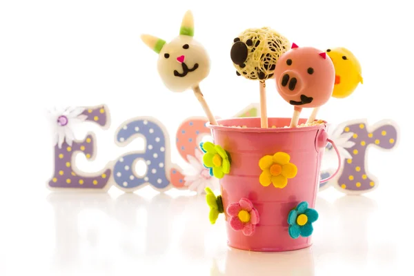 Easter cake pops — Stock Photo, Image