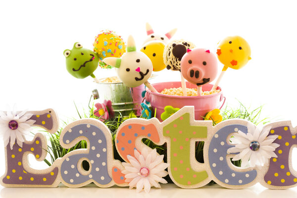 Easter cake pops