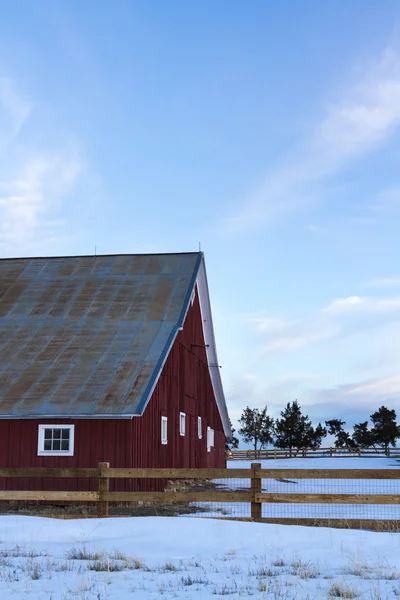 Old Red Barn — Stock Photo, Image