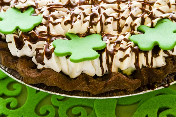 Zelený koláč — Stock fotografie