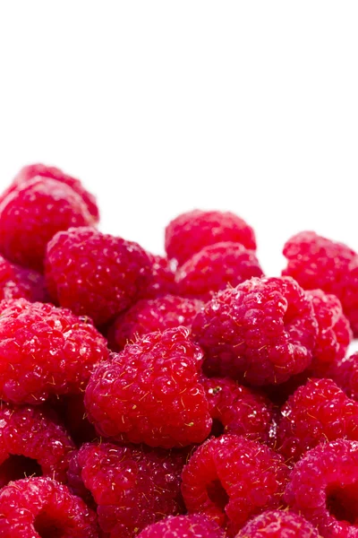 Haufen Himbeeren — Stockfoto