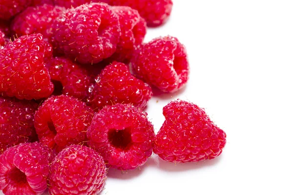 Haufen Himbeeren — Stockfoto