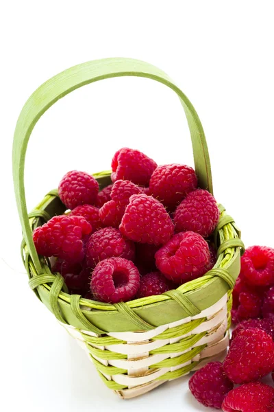 Haufen Himbeeren — Stockfoto