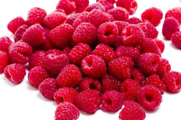 Haufen Himbeeren — Stockfoto