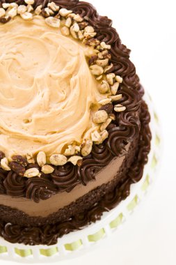 Fıstık ezmesi mousse kek