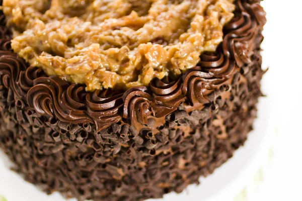 German chocolate cake — Stock Photo, Image