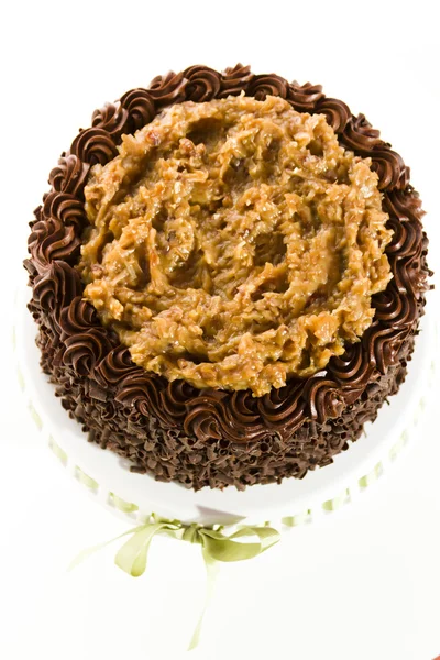 Duitse chocolade taart — Stockfoto