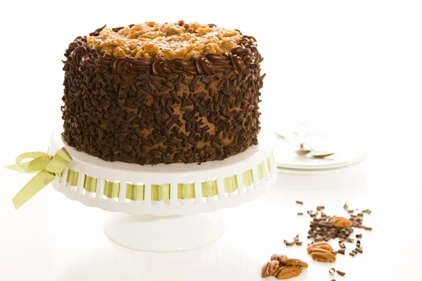 German chocolate cake — Stock Photo, Image